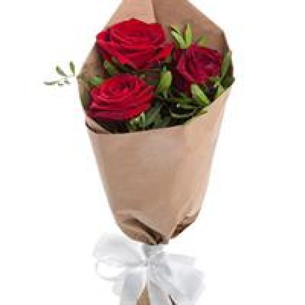 Красные розы, 3 шт в Семее заказать с доставкой 🌷