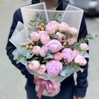 Букет из древовидных пионов №21